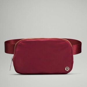 Lululemon burgundy Belt Bag